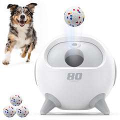 uahpet lanzador automático para perros con detección de obstáculos en acción