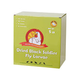 UCM Group 5lb larvas mosca soldado negra secas para gallinas con alto calcio.