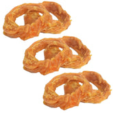 Ultra Chewy aros de tendón de pavo para perro, snack delicioso y saludable.