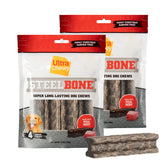 Ultra Chewy huesos de acero grande sabor a res, promueven masticación prolongada y limpieza dental.