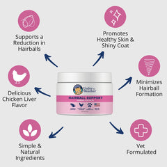 Under the Weather Hairball Supplement: cucharita medidora para dosis diaria fácil.