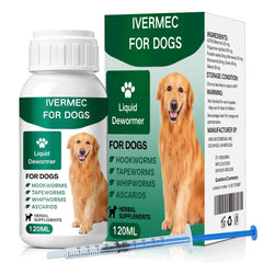 Unikuche Lvermect botella, apoyo digestivo diario para perros.