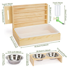 UNMOONY caja-de-arena para higiene mantiene el hábitat más limpio.