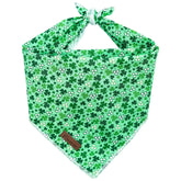 UP URARA PUP bandana triangular Día de San Patricio verde para lucir.
