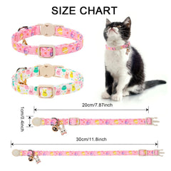 UP URARA PUP collar gato ajustable dos-pack para comodidad diaria.