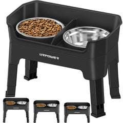 URPOWER platos elevados para perros 3 en 1, elevación cómoda para comer.