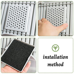 USEAMIE espesor de 1 cm en filtro de carbón para caja de arena