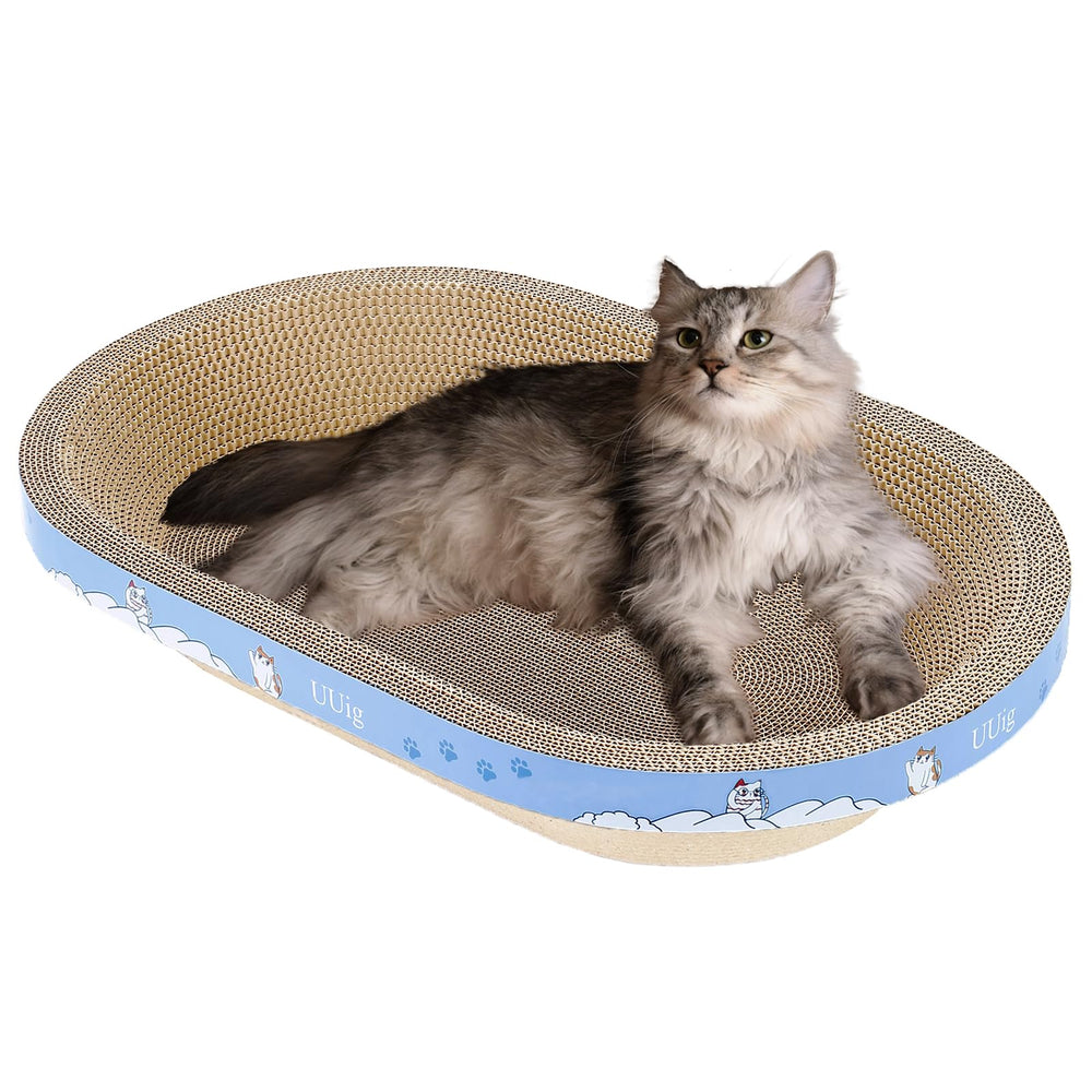 UUig rascador gato grande cama: ideal para estirar y descansar dentro de casa.