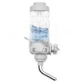 Vannon dispensador de agua para jaula de 450 ml para uso diario en mascotas.