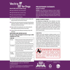 Vectra 3D: protección contra pulgas, garrapatas y mosquitos para perros grandes.