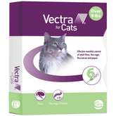 Vectra Gatos Grandes, aplicación en piel con punta redondeada para uso fácil.
