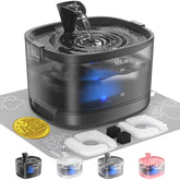 Fuente Veken para gatos con tanque desmontable para rellenar y limpiar fácilmente