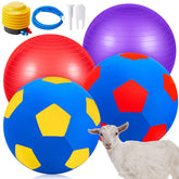 VercanMonth bola para cabras roja de 18 pulgadas para entrenamiento y juego.