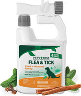 Vet's Best spray jardín pulgas y garrapatas para exteriores, opción natural para áreas de juego.
