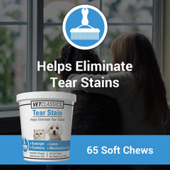 Vet Classics Suplemento Lágrimas Gato: fórmula suave para reducir manchas y ojos saludables.