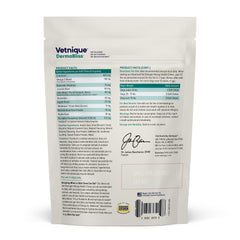 Vetnique DermaBliss, botella de masticables, fácil de administrar en la rutina diaria