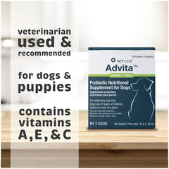 VetOne Advita, sobre en mano, dosis fácil para digestión