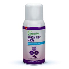 Groom-Aid de Vetoquinol desenreda y desodoriza perros y gatos, frasco de 7oz.