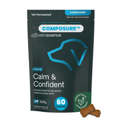 VetriScience Calm & Confident envase para perros, ayuda a calmar el estrés