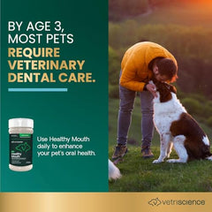 Envase doble de VetriScience Healthy Mouth facilita el cuidado oral diario