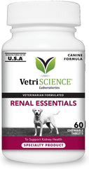 VetriScience Kidney Health tabletas frente: apoyo diario para perros activos