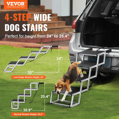 VEVOR escalones para perro, marco de aluminio estable