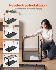 VEVOR jaula hamster ventilacion superior mantiene aire fresco