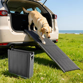 Rampa VEVOR para perros en coche, segura y estable para subir con tranquilidad