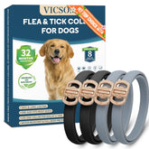 Collar VICSOM para garrapatas: protección de 32 meses para perros.