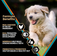 VICTOR Classic Hi-Pro Plus con omega-3 para piel y pelo saludables en cachorros.