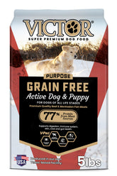 VICTOR Super Premium Perro, alimento seco sin granos para perros activos