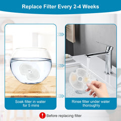 VinDox 8 filtros de repuesto para agua limpia y sabor agradable.