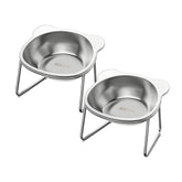Vinqki comederos elevados para gatos, control de porciones y comida fresca.