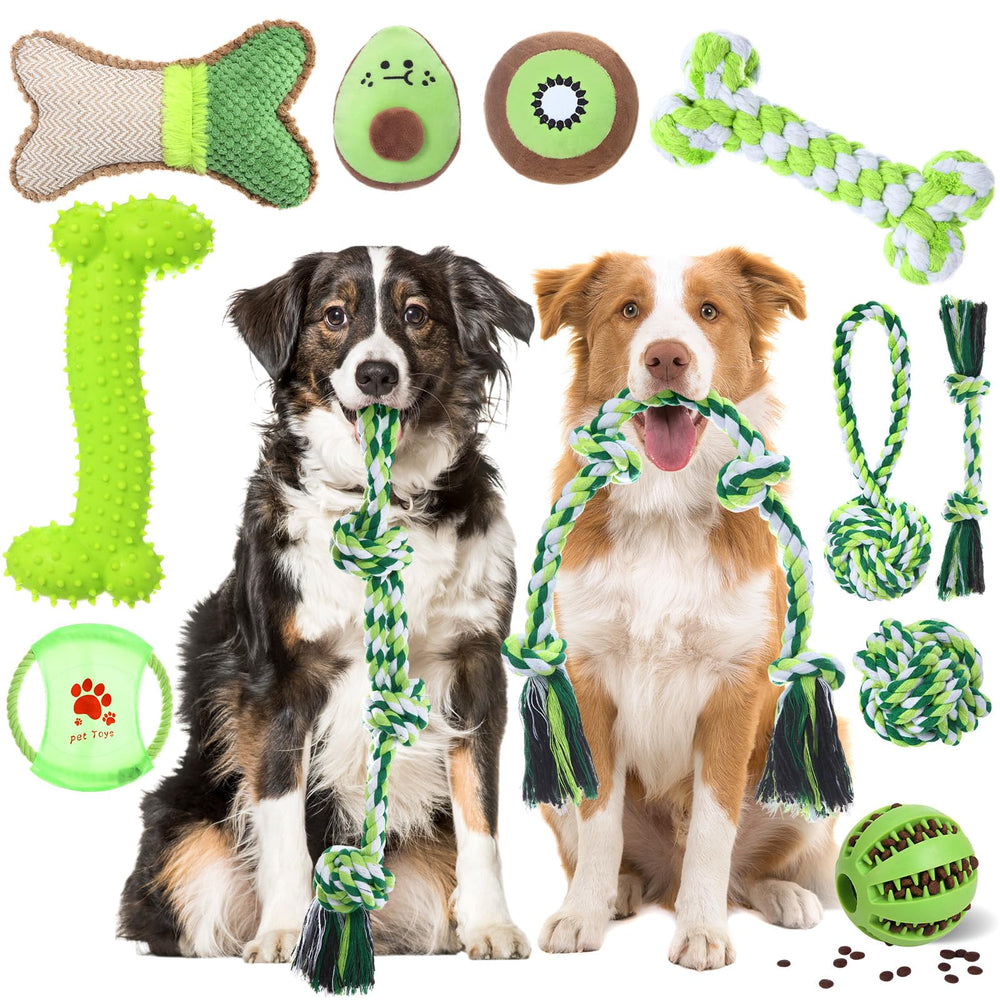 Vinsot conjunto de juguetes masticables para perros grandes, ideal para juego y estimulación