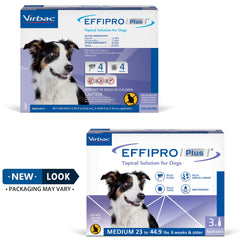 Virbac EFFIPRO PLUS, aplicación en la base del cuello para protección duradera