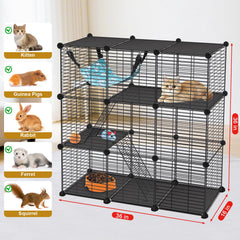 VISCOO catio para gatos con hamaca incluida para descanso cómodo