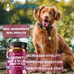 Meat Spread de Visionary Pet Foods para bolsillos de píldoras, fácil de usar.