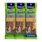 Vitakraft Crunch Sticks cobaye centre-bois, texture ultra croquante.