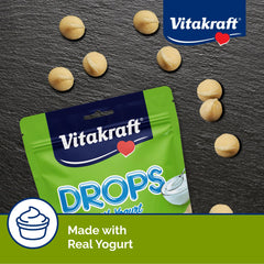 Vitakraft Drops Yogur Vanilla bolsa con cierre: frescura y sabor en cada porción