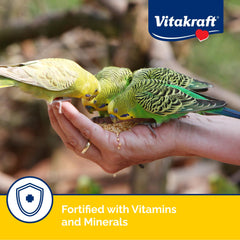 Vitakraft Vita Inteligente Gourmet: aceites omega para plumas brillantes.