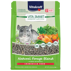 Vitakraft Vita Smart: alimento en bolsa reutilizable para chinchillas y comodidad de almacenamiento