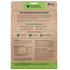 Bolsa de 14 onzas de Vital Essentials conejo crujiente mini nibs para servir fácil