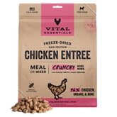 Vital Essentials: trocitos crujientes de pollo crudo liofilizado para la comida diaria