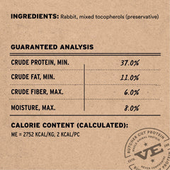 Vital Essentials snack conejo para perro, fácil de masticar durante el entrenamiento