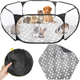 VitalCozy jaula-juego-hamster-portatil-trasparente: visión clara para vigilar a tu roedor sin molestarlo.