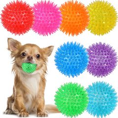 Bola espinosa VITEVER de 2,5 pulgadas para perros pequeños, segura para masticar.