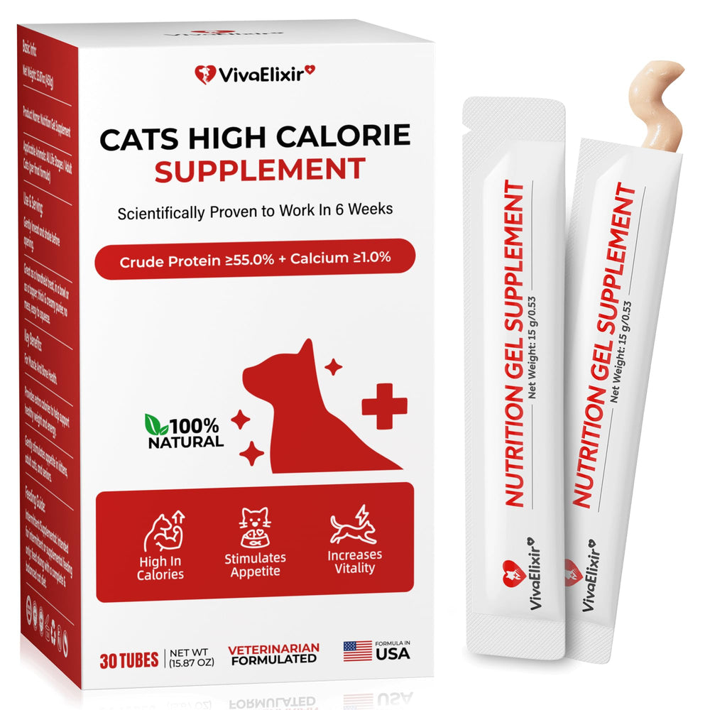 VivaElixir pasta nutrición alta para gatos, apoyo calórico y energía diaria.