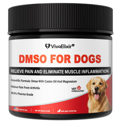 VivaElixir bálsamo para perros con DMSO mejora absorción y apoyo articular