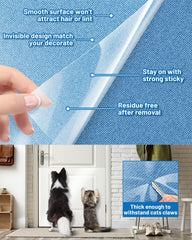 Protector de pared Vokvaktak transparente previene rayaduras en uso diario.
