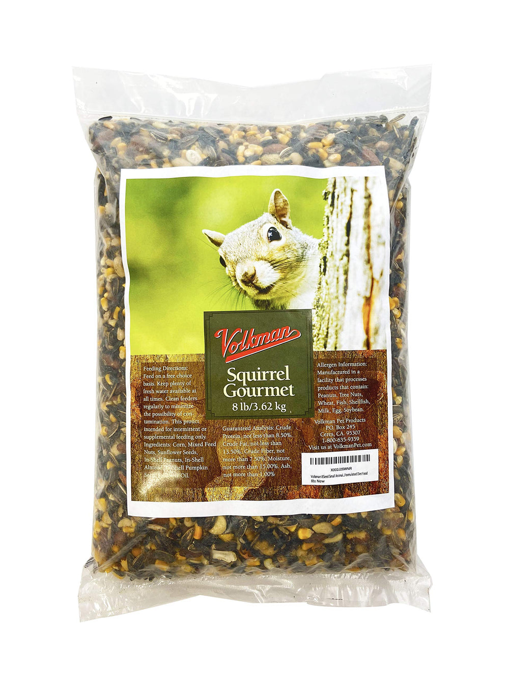 Volkman Semillas para ardillas: mezcla gourmet lista para comer de inmediato.